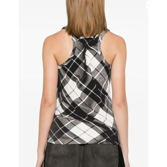 Jean Paul Gaultier Tartan Tank Top NWOT - Size S - Picture 5 of 9